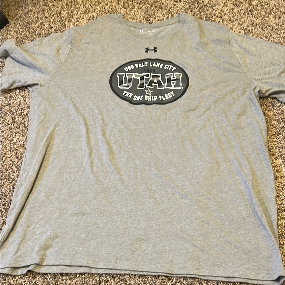 Under Armour Gray Utah Graphic Tee